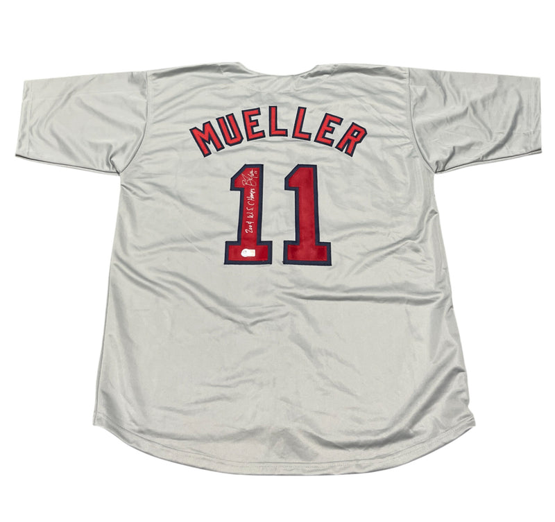 Bill Mueller Signed Boston Red Sox Custom Jersey (2004 WS Champs) Beckett