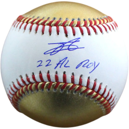 Julio Rodriguez Signed Seattle Mariners Gold OML Baseball (22 AL ROY)