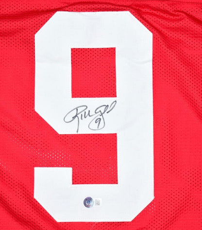 Robbie Gould Autographed San Francisco 49ers Red Custom Jersey