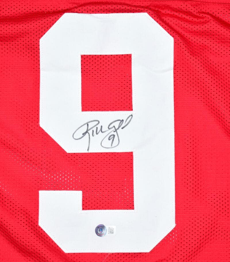 Robbie Gould Autographed San Francisco 49ers Red Custom Jersey