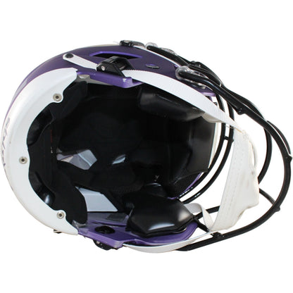 Randy Moss & Justin Jefferson Autographed Minnesota Vikings SpeedFlex Helmet