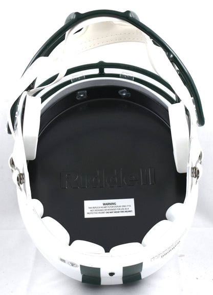 Joe Namath Signed New York Jets Full Size Riddell Speed Replica Helmet