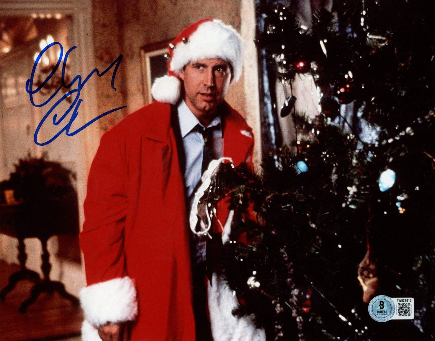 Chevy Chase Signed National Lampoon's Christmas Vacation 8x10 Photo