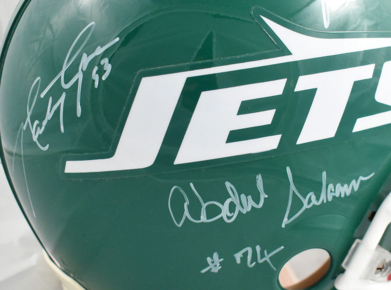 Sack Exchange Signed New York Jets Full Size Authentic Helmet