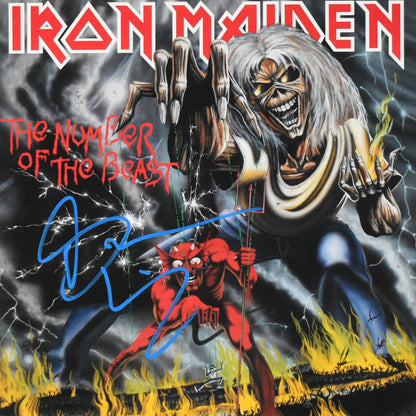Bruce Dickinson Signed Iron Maiden The Number of the Beast Vinyl Record