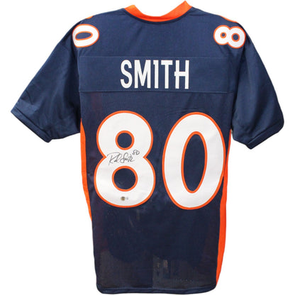 Rod Smith Autographed Pro Style Custom Football Jersey