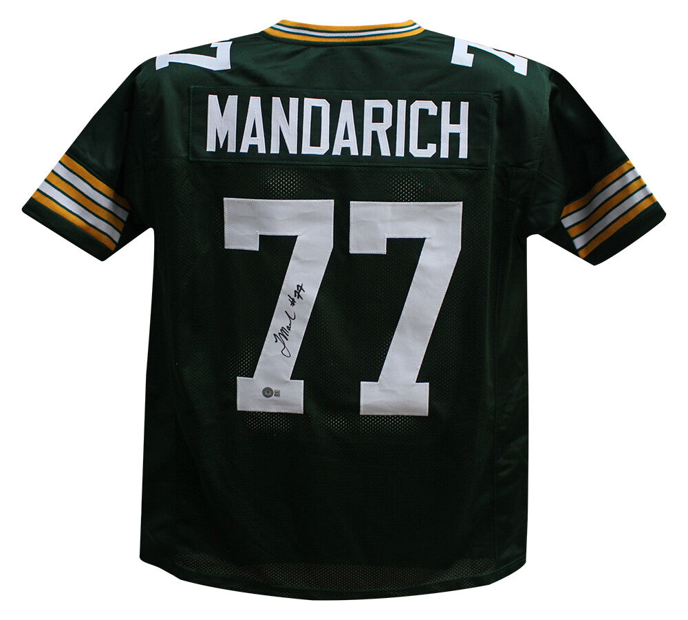 Tony Mandarich Signed Green Bay Packers Custom Football Jersey