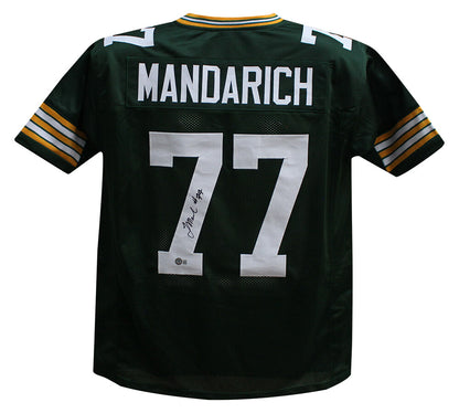 Tony Mandarich Signed Green Bay Packers Custom Football Jersey