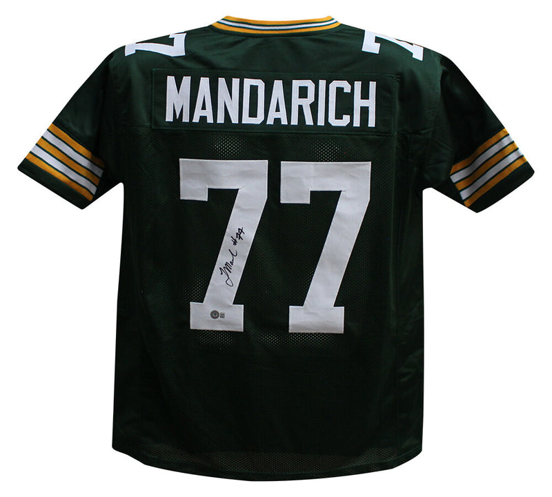Tony Mandarich Signed Green Bay Packers Custom Football Jersey