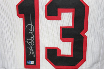 Kurt Warner Iowa Barnstormers Autographed Custom White AFL Jersey Beckett