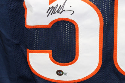 Mike Singletary Signed Chicago Bears Pro Style Navy Jersey