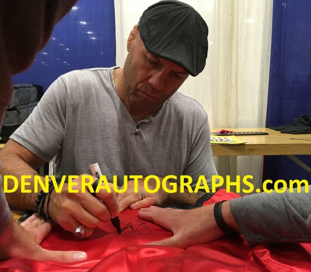 Randy Couture Signed UFC MMA Red Trunks (Beckett)