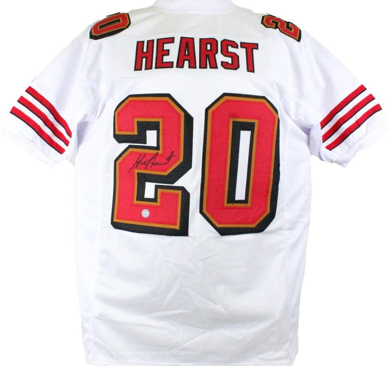 Garrison Hearst Autographed White Custom Football Jersey
