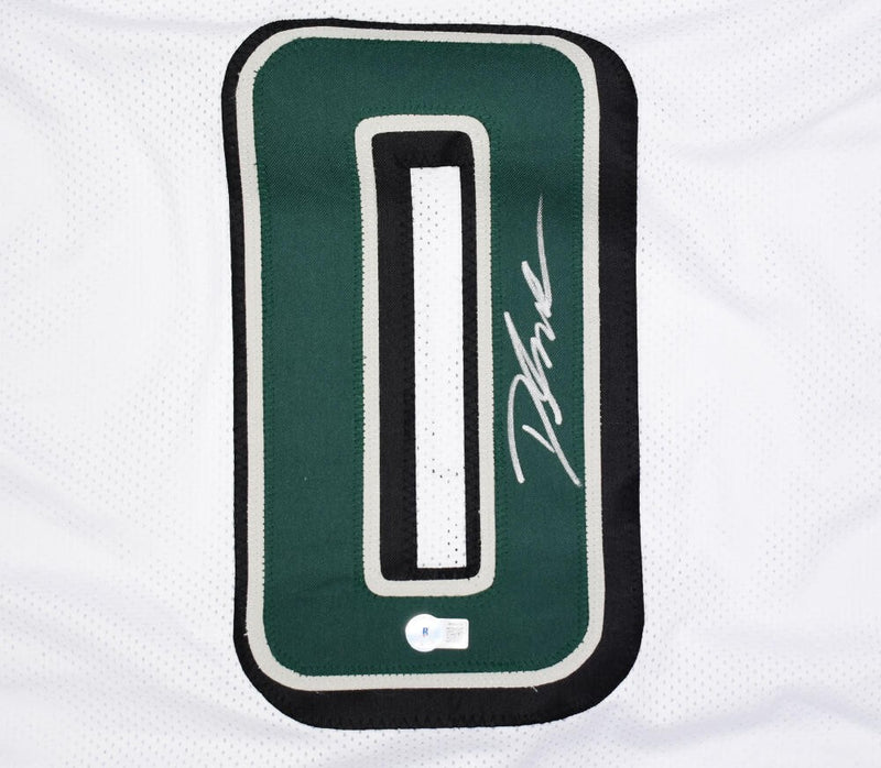 D'Andre Swift Autographed White Custom Jersey