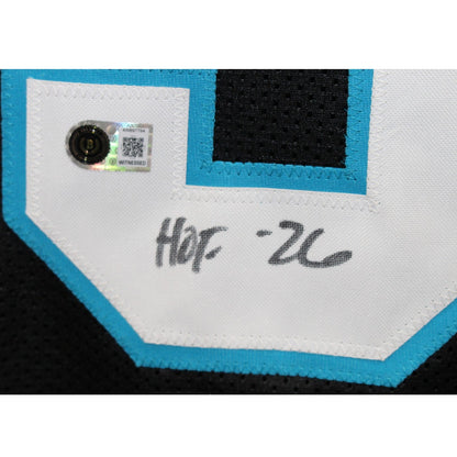 Luke Kuechly Signed Carolina Panthers Black Jersey - HOF Inscription