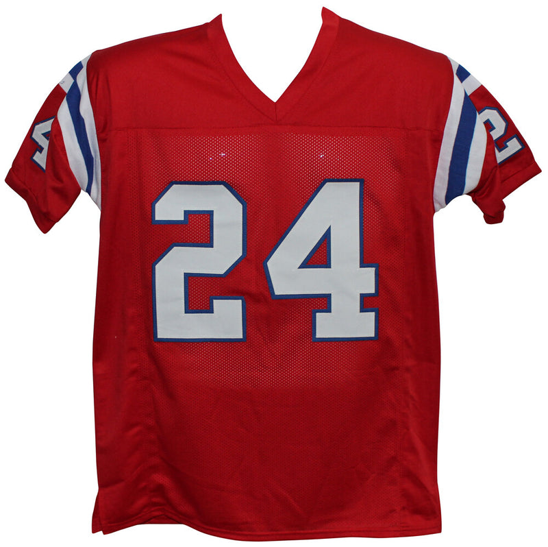 Ty Law Signed New England Patriots Red Custom Jersey Beckett Authentication
