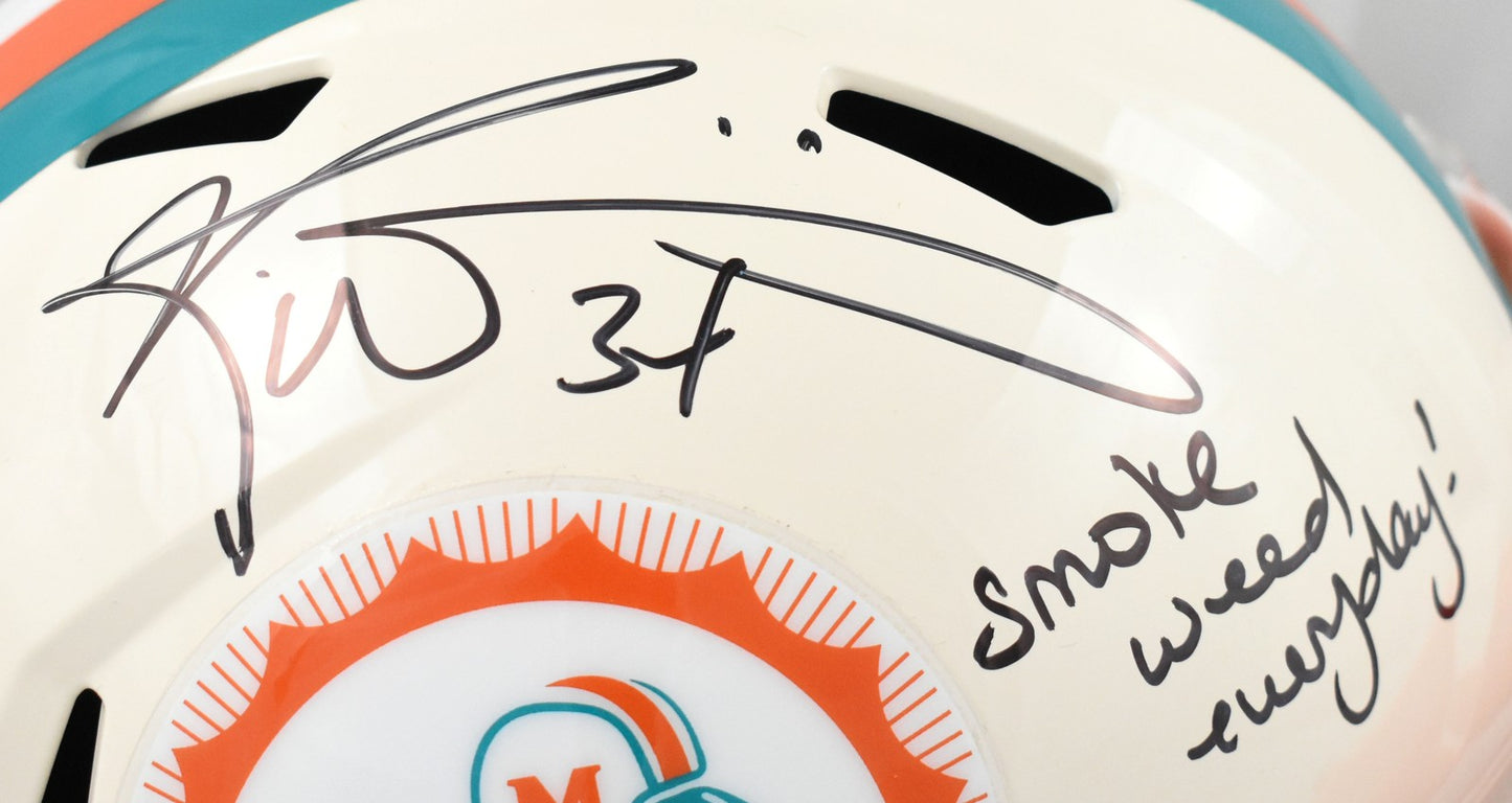 Ricky Williams Signed Miami Dolphins Full Size Retro Speed Helmet