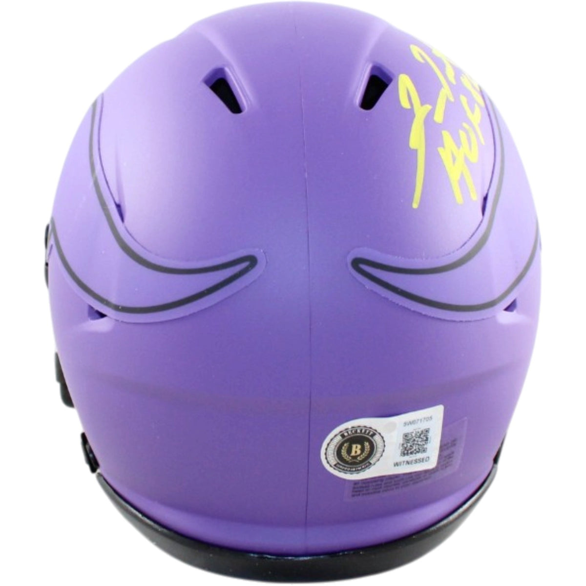 Fran Tarkenton Signed Minnesota Vikings Mini Helmet - HOF Inscription