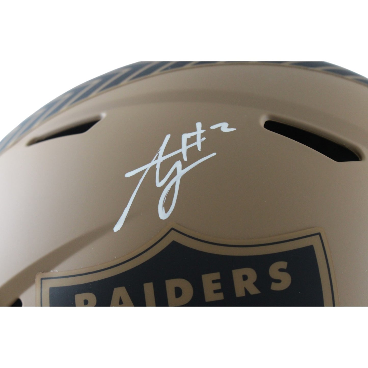 Ashton Jeanty Autographed Las Vegas Raiders Pro 23 STS Authentic Helmet
