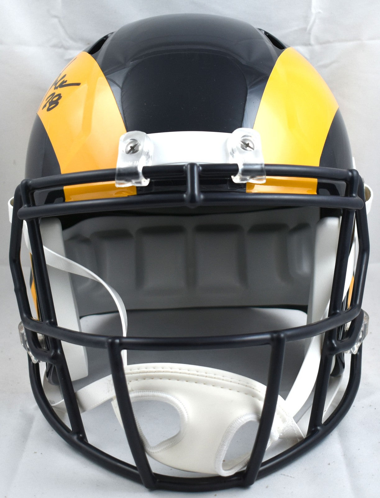 Marshall Faulk Signed Los Angeles Rams Full Size Speed Helmet