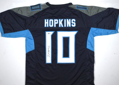 DeAndre Hopkins Autographed Dark Blue Jersey