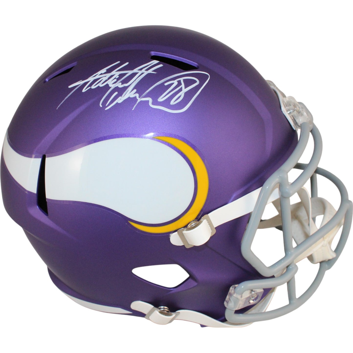 Adrian Peterson Minnesota Vikings Autographed Full Size Tribute Helmet