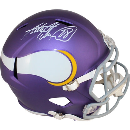 Adrian Peterson Minnesota Vikings Autographed Full Size Tribute Helmet