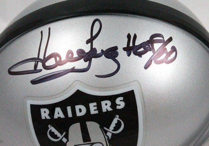 Howie Long Signed Oakland Raiders Mini Helmet HOF Inscribed