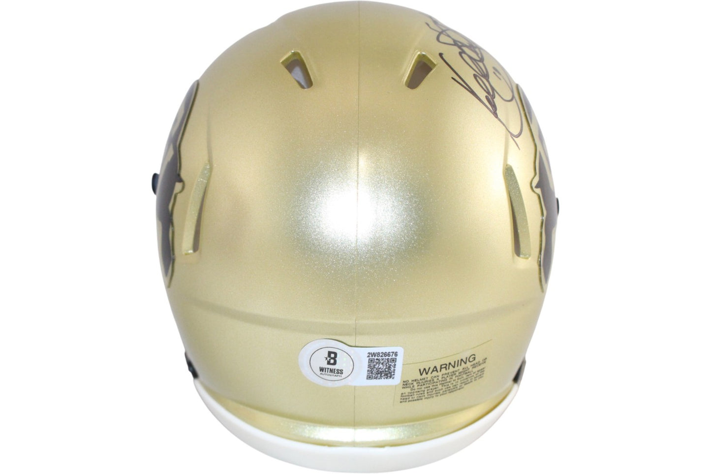 Kordell Stewart Signed Colorado Buffaloes Mini Helmet Miracle at Michigan