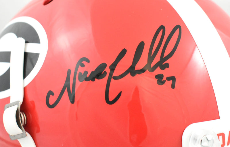Nick Chubb Autographed Georgia Bulldogs Full Size Helmet