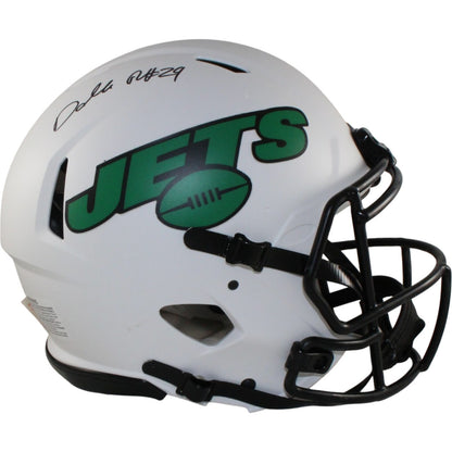 Darrelle Revis Signed New York Jets Authentic Lunar Helmet