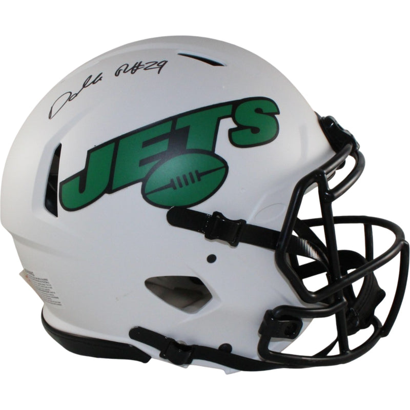 Darrelle Revis Signed New York Jets Authentic Lunar Helmet