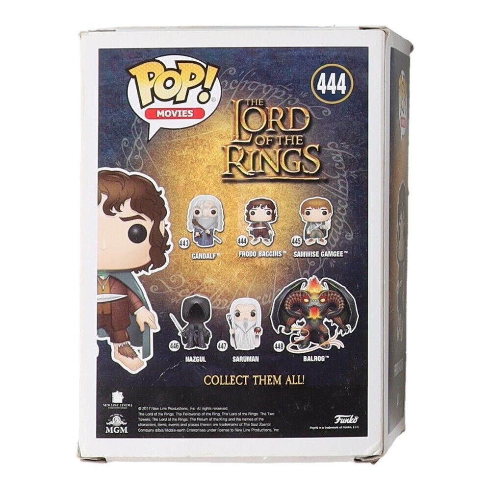 Elijah Wood Signed Frodo Baggins Funko Pop #444 Inscribed "Frodo" JSA