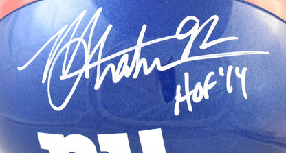 Michael Strahan Signed New York Giants Full Size Replica Helmet (HOF)