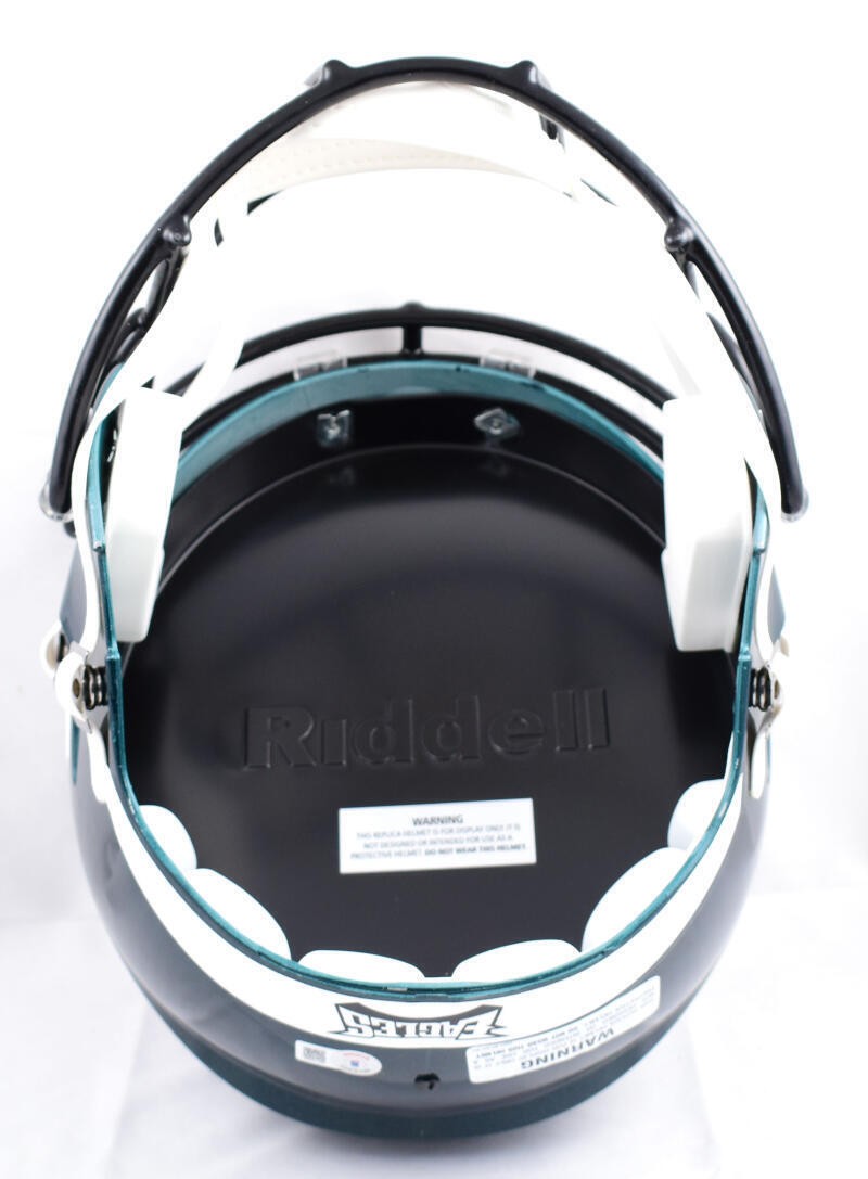 Ron Jaworski Signed Philadelphia Eagles Full Size Speed Replica Helmet