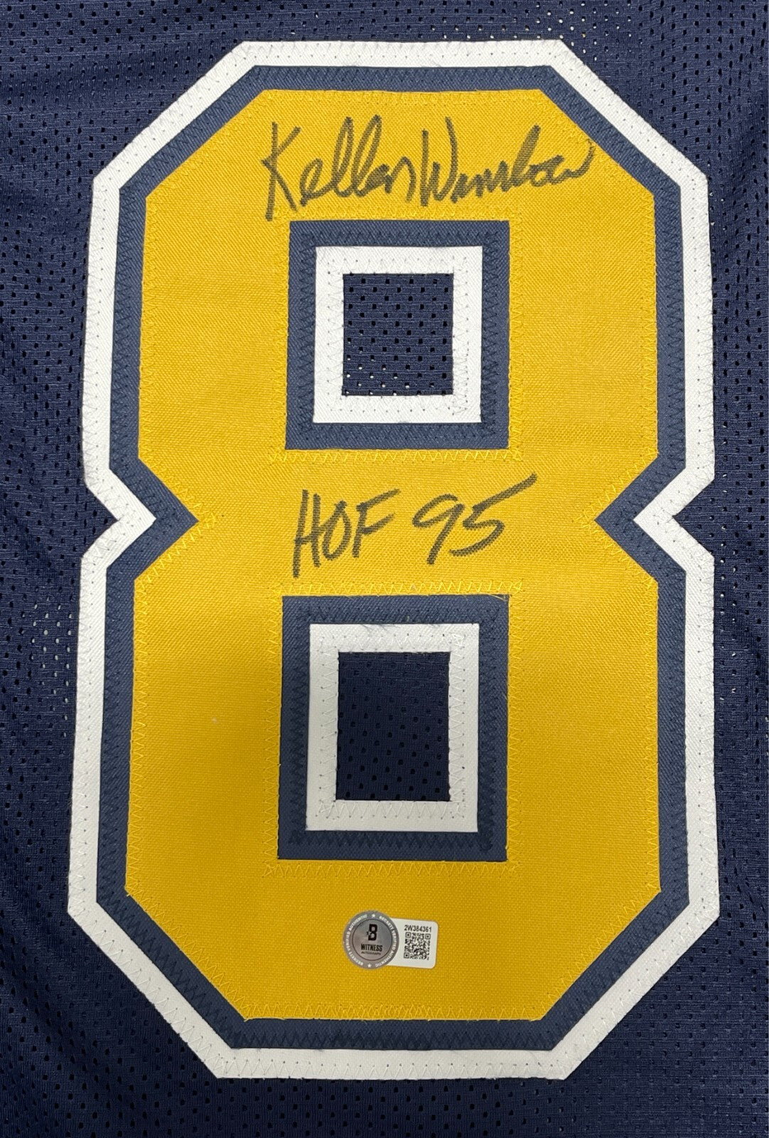 Kellen Winslow Signed San Diego Chargers Custom Jersey (HOF 95) BAS