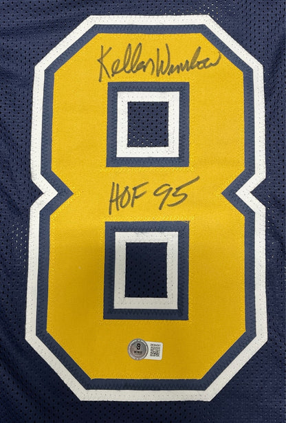 Kellen Winslow Signed San Diego Chargers Custom Jersey (HOF 95) BAS