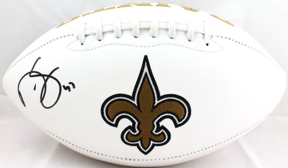 Darren Sproles Signed New Orleans Saints Logo Football - Black