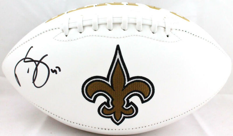 Darren Sproles Signed New Orleans Saints Logo Football - Black