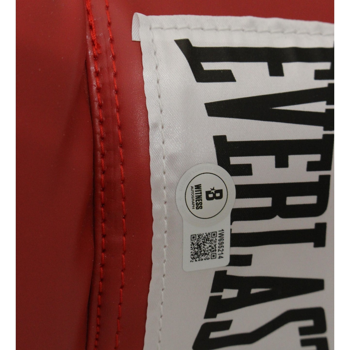 Roberto Duran Autographed Red Everlast Left Hand Boxing Glove