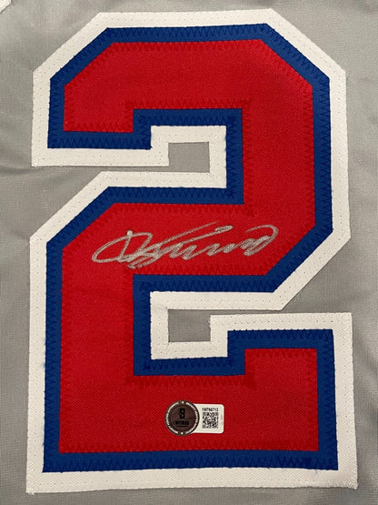 Vladimir Guerrero Autographed Montreal Expos Custom Jersey (Beckett Witness)