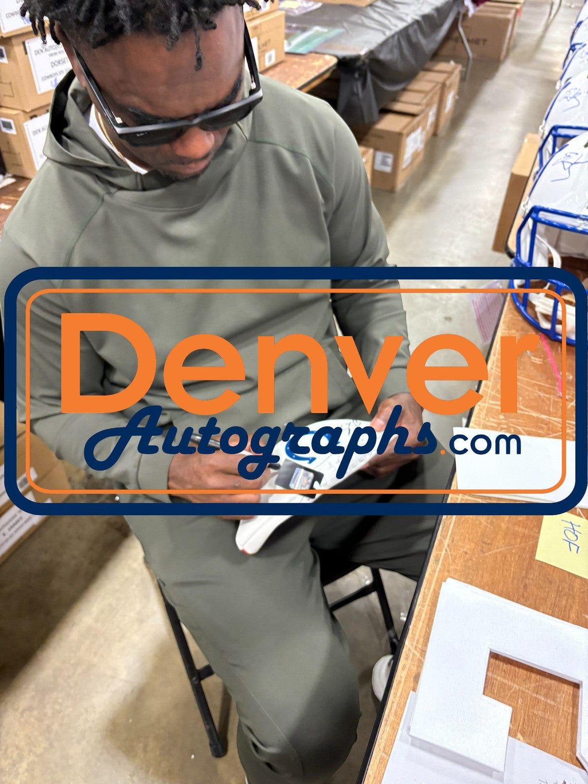 Edgerrin James Signed Indianapolis Colts Logo Football (HOF Inscription)