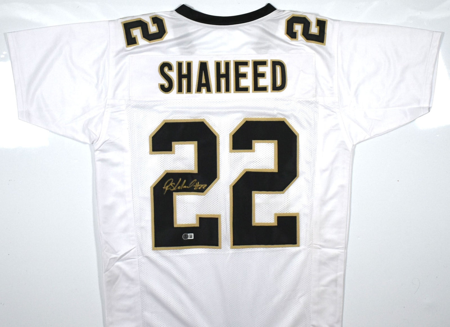 Rashid Shaheed Autographed White Custom Jersey