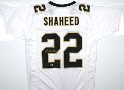 Rashid Shaheed Autographed White Custom Jersey