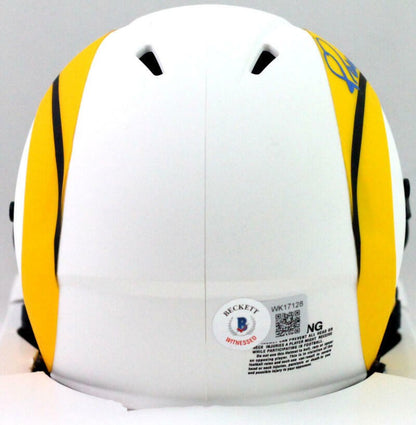 Jerome Bettis Autographed Los Angeles Rams Lunar Speed Mini Helmet