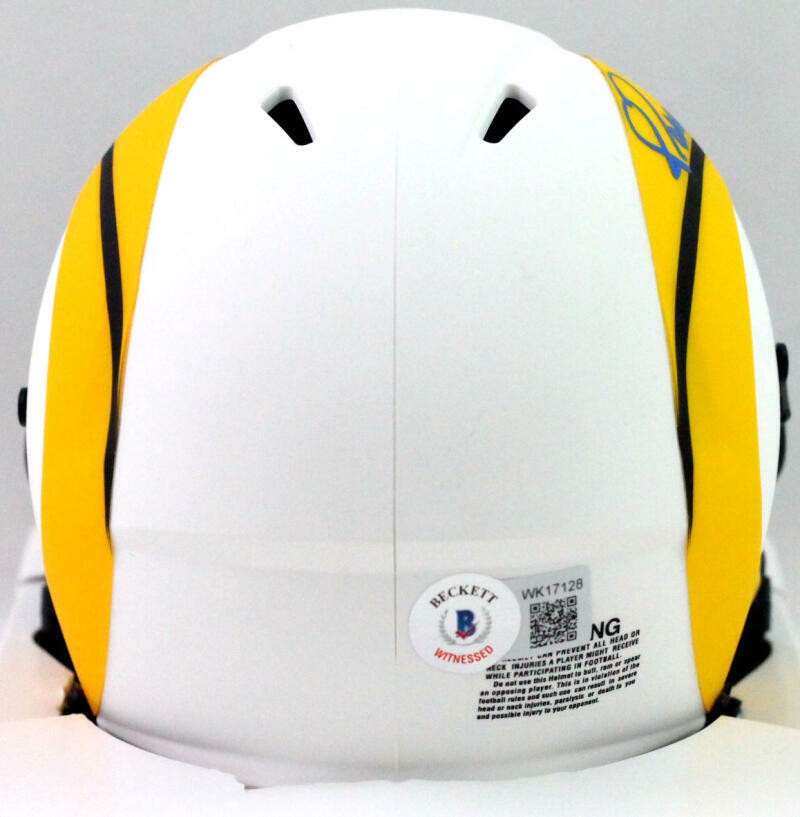 Jerome Bettis Autographed Los Angeles Rams Lunar Speed Mini Helmet