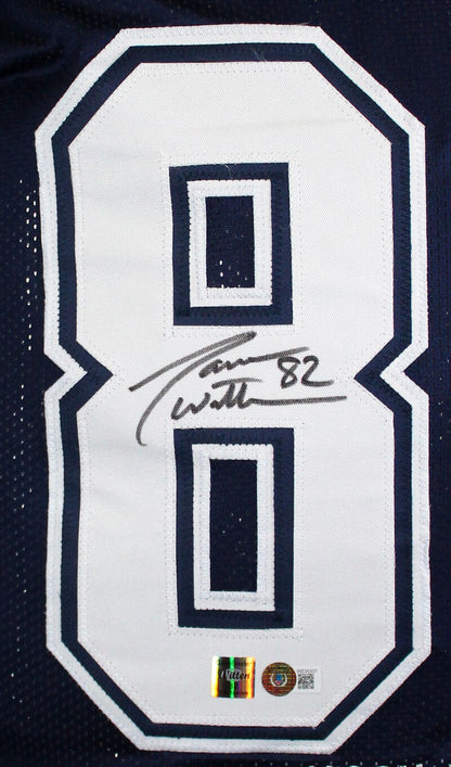 Jason Witten Autographed Dallas Cowboys Custom Blue STAT Jersey