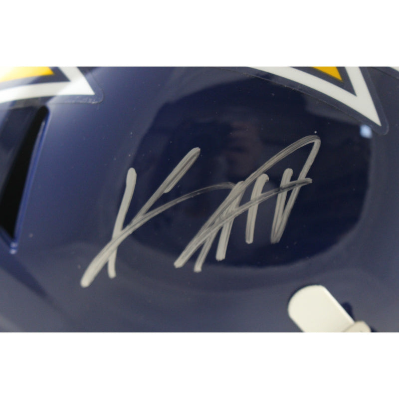 Keenan Allen Autographed Los Angeles Chargers Throwback Full Size Helmet (BAS)