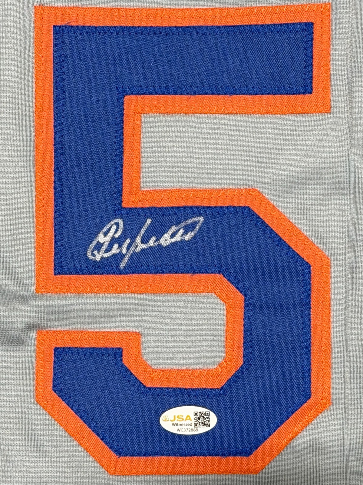 Yoenis Cespedes New York Mets Signed Custom Grey Jersey