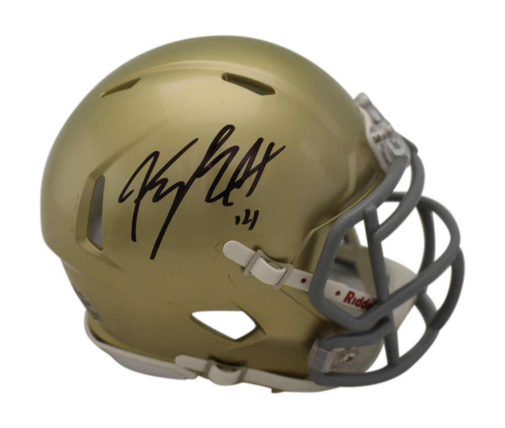 Kyle Hamilton Autographed Notre Dame Fighting Irish Mini Helmet